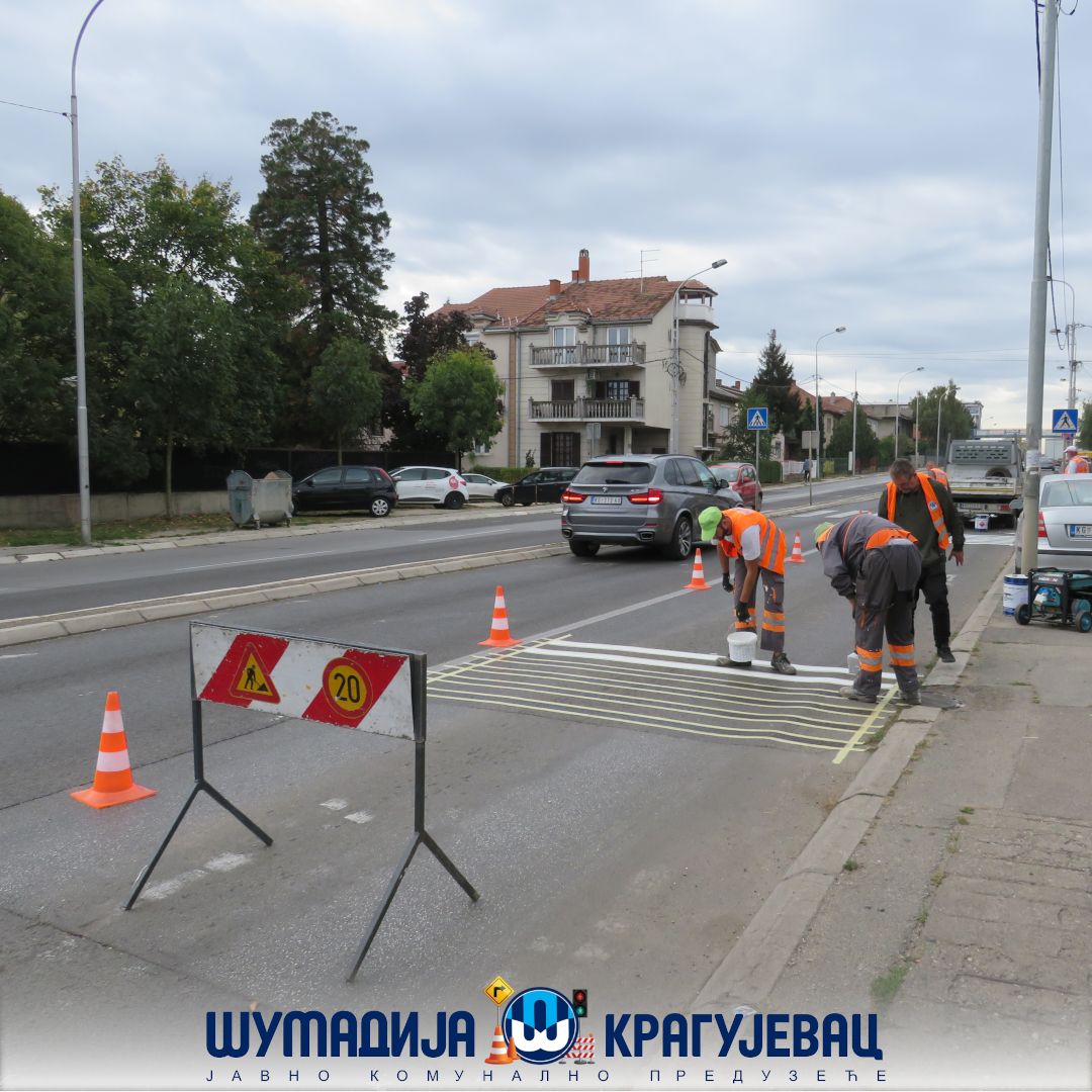 Kragujevac: Postavljene zvučne trake u Bulevaru kraljice Marije