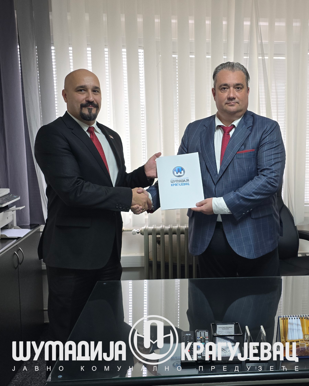 Izvršena primopredaja dužnosti direktora JKP Šumadija Kragujevac